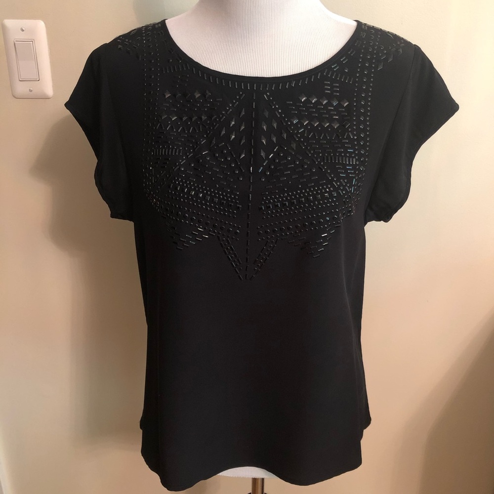 Twelfthstreet by CynthiaVincent black silk top M